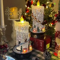 bookaz 크리스마스 오르골 17.회전 캔들오르골 2type