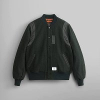 알파인더스트리 MJW53502C1 울 바시티 봄버 Green H
