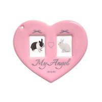 Ribbon ID Photo Holder_Pink (2단형)