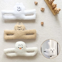 귀여운 토끼 곰 뽀글이 문고리 인형 문닫힘 손끼임 방지 도어 스톱