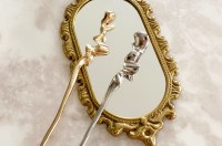 지팡이 메탈 올림머리 비녀