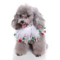 [ PET ] 페어리넥케이프 - 화이트폼폼