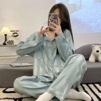 여자 사계절 차르르 스트라이프 파자마 잠옷