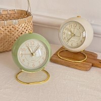 무소음 래트로 원형 탁상시계