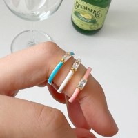 cubic epoxy layered ring (3colors)