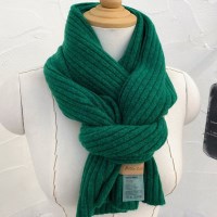 [애슬릿]여성 남성 커플 울 골지 미들 머플러 목도리