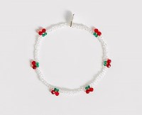 cherry crystal bracelet
