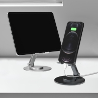 360도 회전 접이식 메탈 핸드폰 태블릿 거치대 SDH1