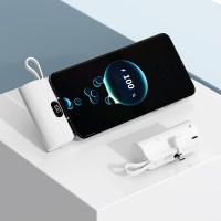 아우라 파워 보조배터리 5000mAh C타입with8핀 일체형 고속충전 AURA