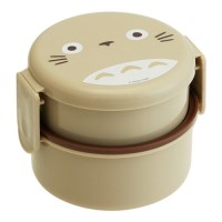 [이웃집 토토로]토토로원형2단도시락(포크포함)