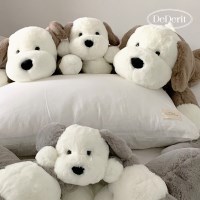 말랑콩덕 솜방망이 강아지 애착 인형 집들이 생일 선물 35cm