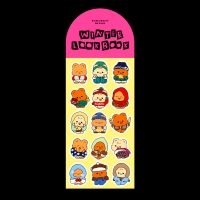 큐피드곰 윈터 룩북 스티커