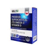 SELTH 프리미엄 초임계 슈퍼 크리티컬 rTG 오메가3 비타민D X 30캡슐