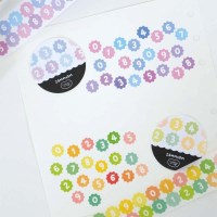 별사탕 숫자 키스컷 (2type)