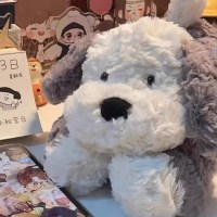 복실 강아지 애착 인형 쿠션 2size 안고자는 수면 댕댕이 베개 선물