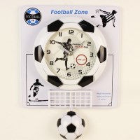 스프츠 벽시계_축구 화이트