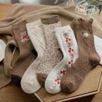 귀여운 테디베어 니트 여성 여자 패션 디자인 캐릭터 예쁜 양말 선물