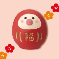 concombre 문조 빨간달마