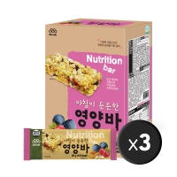[엄마사랑] 아침이 든든한 영양바 3박스 (25g x 60개)