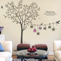 메모리즈 (나무와 사진) 그래픽스티커 포인트 시트지