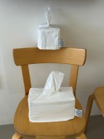 Clam tissue cover _ White (2Size)