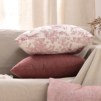 빈티지 프렌치 린넨 쿠션커버 쿠션 방석 커버 쇼파 등받이 카페 의자