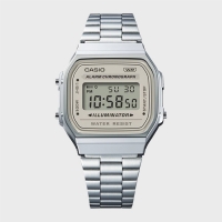 CASIO 카시오 A168WA-8A 빈티지 레트로 전자시계 아이보리