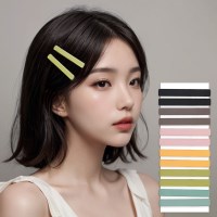 4개세트 무광 헤어 앞머리 옆머리 고정 집게핀 머리핀