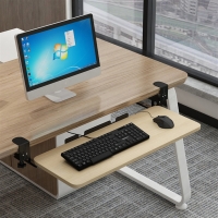 fooi 부드러운 무타공 슬라이딩 책상연장 키보드 트레이