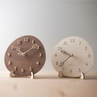 [리퍼] 미니몽글 무소음 인테리어 벽시계2컬러