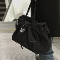 스트링 포켓 보스턴 트래블백 - black