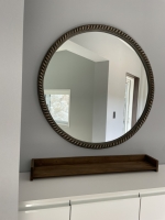 트로카데로 원목 원형 벽거울