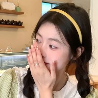 9종세트 얇은 무지 플라스틱 머리띠 세안 스포츠 헤어밴드