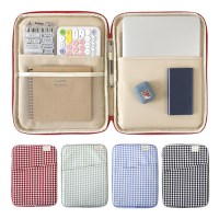 체크 포켓 아이패드 노트북 파우치 가방 (11/13인치)