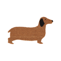 닥스훈트 모양의 귀여운 도어매트