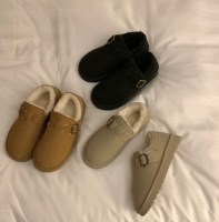 모카신 털어그 털 운동화