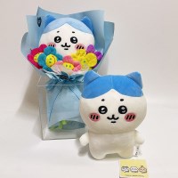 하치와레 인형 꽃다발