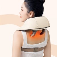 목 어깨 마사지기 승모근 주무름 지압 온열 충전식 무선 안마기