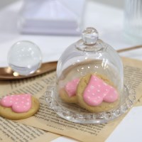 플라워 유리 케이스 (디저트 유리 케이스)