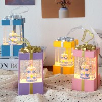 인테리어장식 선물상자모양 워터볼1개(색상 택1)