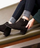 스웨이드 금장포인트 숏부츠 dsm-301