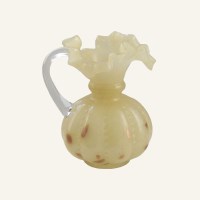 레이스 아트 유리 화병