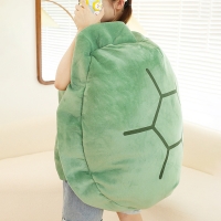 대형 거북이쿠션 등껍질 바디필로우 의자 등받이쿠션 허리쿠션 2size