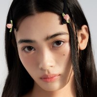 [2SET] rose bud  hair pin (4colors)