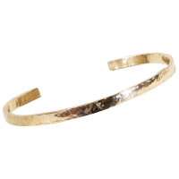 Wide 14K GF cuff 10ga