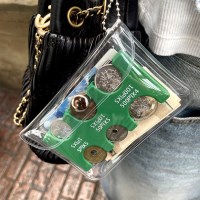 1+1 일본 엔화 동전 지갑 홀더 여행 케이스+파우치