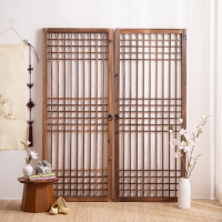 두짝 전통 창문(135cm) -직접 붙이는 창호지, 문고리