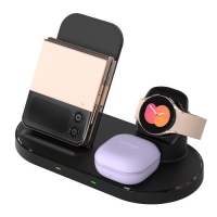 필 3in1 고속 15W 무선 충전기 스탠드 (갤럭시워치/애플워치) W51