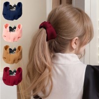 2개세트 미니 리본핀 바나나핀 헤어 포니테일 바나나핀 반묶음핀