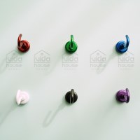 강력 마그넷 후크 현관문 냉장고 컬러 자석 고리